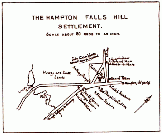 Map of hampton falls