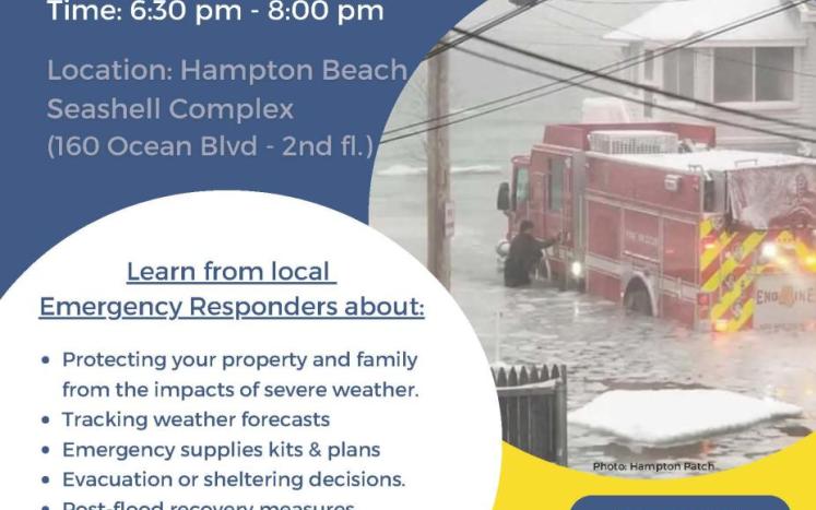Flood & Emergency Preparedness flyer