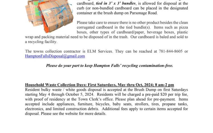 Waste Collection Information